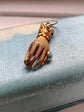 GEORGIAN 18CT GOLD HAND PENDANT