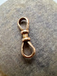 VICTORIAN 9CT GOLD DOUBLE DOG CLIP