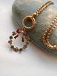 VICTORIAN PEARL & PERIDOT WREATH PENDANT