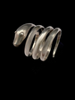 VICTORIAN SILVER COILED SNAKE RING