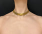 VICTORIAN 15CT GOLD FLAT COLLAR NECKLACE