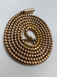 VICTORIAN 15CT GOLD BRAZILIAN / SNAKE LINK CHAIN