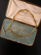 VICTORIAN CHUNKY 18CT GOLD PAPERCLIP ALBERT CHAIN