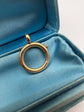 LARGE 19TH CENTURY 18CT GOLD SPRING BOLT RING