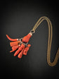 EARLY 19TH CENTURY CORAL HAND FIGA PENDANT