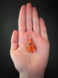 EARLY 19TH CENTURY CORAL HAND FIGA PENDANT