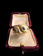 VICTORIAN 18CT GOLD DOUBLE SNAKE RING