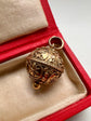 VICTORIAN 15CT GOLD ETRUSCAN REVIVAL SPHERE PENDANT