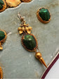 VICTORIAN SCARAB BEETLE BOXED PARURE