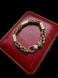 GEORGIAN 15CT GOLD BRACELET WITH A GEM SET HAND & SNAKE CLASP