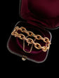 VICTORIAN CHUNKY 15CT GOLD BRACELET WITH TURQUOISE CLASP