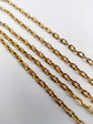 VICTORIAN 15CT GOLD FINE FANCY LINK CHAIN