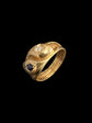 VICTORIAN 18CT GOLD DOUBLE SNAKE RING