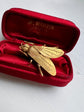 VICTORIAN 15CT GOLD FLY BROCH