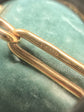 ANTIQUE 15CT GOLD PAPERCLIP ALBERT CHAIN