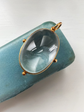 LARGE VICTORIAN OVAL 18CT GOLD & ROCK CRYSTAL LOCKET