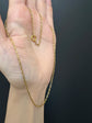 VICTORIAN 15CT GOLD FINE FANCY LINK CHAIN