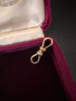 ANTIQUE 15CT GOLD DOUBLE DOGCLIP