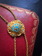 VICTORIAN TURQUOISE & 18CT GOLD NECKLACE