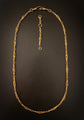 19TH CENTURY 18CT GOLD TWIST LINK ALBERT CHAIN