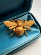 VICTORIAN 18CT GOLD BEE BROOCH