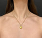 A VICTORIAN 15CT GOLD LOVE HEART PENDANT