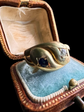 VICTORIAN 18CT GOLD DOUBLE SNAKE RING