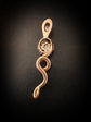 VICTORIAN DIAMOND & 15CT GOLD SNAKE PENDANT