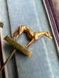 THE MAGNIFICENT MASTER MCGRATH 18CT GOLD GREYHOUND STICKPIN