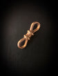 ANTIQUE 15CT GOLD DOUBLE DOGCLIP