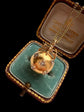 VICTORIAN 18CT GOLD & DIAMOND ORB LOCKET