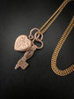 VICTORIAN 15CT GOLD HEART PENDANT