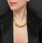 VICTORIAN 15CT GOLD FLAT COLLAR NECKLACE