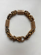 GEORGIAN 15CT GOLD BRACELET WITH A GEM SET HAND & SNAKE CLASP