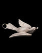 VICTORIAN SILVER DOVE PENDANT