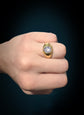 STUNNING CABOCHON STAR SAPPHIRE RING