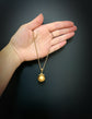 VICTORIAN LARGE 9CT GOLD ORB LOCKET