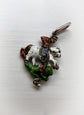 19TH CENTURY GEORGE & THE DRAGON ENAMEL PENDANT