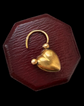 VICTORIAN 15CT GOLD PUFFY HEART PADLOCK