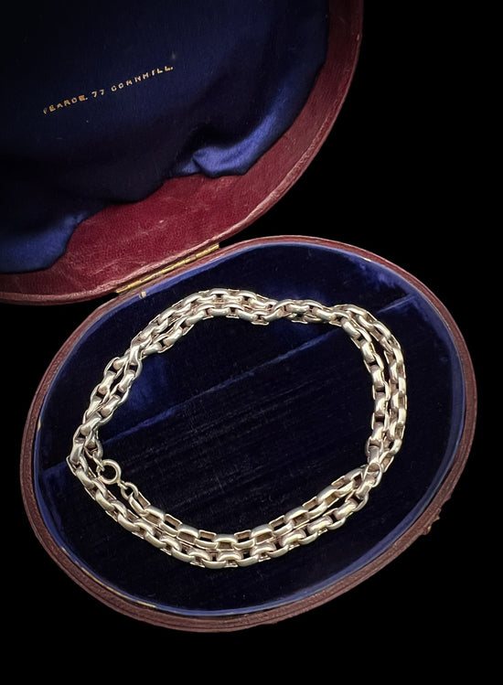 VICTORIAN SILVER BELCHER CHAIN