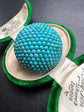 VICTORIAN PAVE TURQUOISE DOME PENDANT