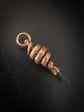 VICTORIAN COLIED SNAKE WATCH KEY PENDANT