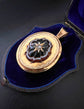 VICTORIAN BANDED AGATE & DIAMOND LOCKET