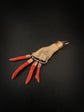 EARLY 19TH CENTURY LAVA & CORAL HAND PENDANT