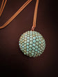 VICTORIAN TURQUOISE BOMBE PENDANT