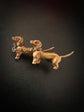 VICTORIAN DACHSHUND ‘SAUSAGE’ DOG BROOCH