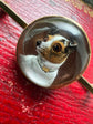 VICTORIAN JACK RUSSELL ESSEX CRYSTAL BAR BROOCH