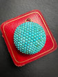 VICTORIAN PAVE TURQUOISE DOME PENDANT