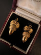 VICTORIAN 15CT GOLD ACORN EARRINGS