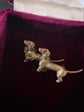 VICTORIAN DACHSHUND ‘SAUSAGE’ DOG BROOCH